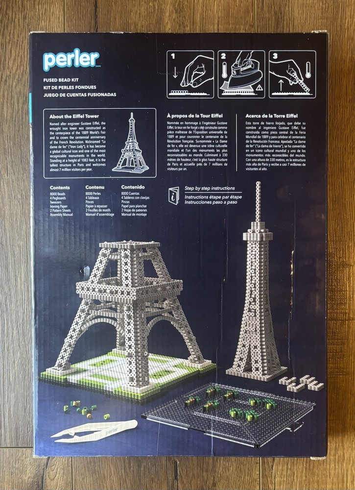 Perler® Beads Eiffel Tower 3D Beading Kit