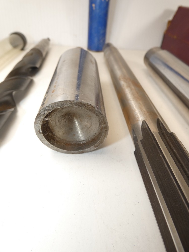 Set of eleven machinist tools, extractors, bits, etc.