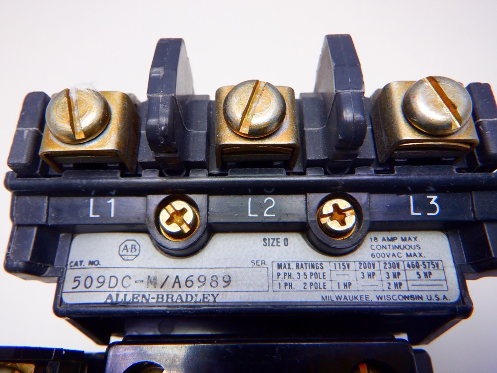 Allen Bradley 509DC-M/A6989 Motor Starter