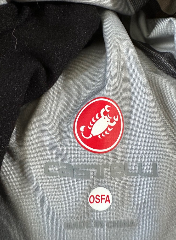 Castelli Balaclava Face Mask Gray Black Cycling OSFA