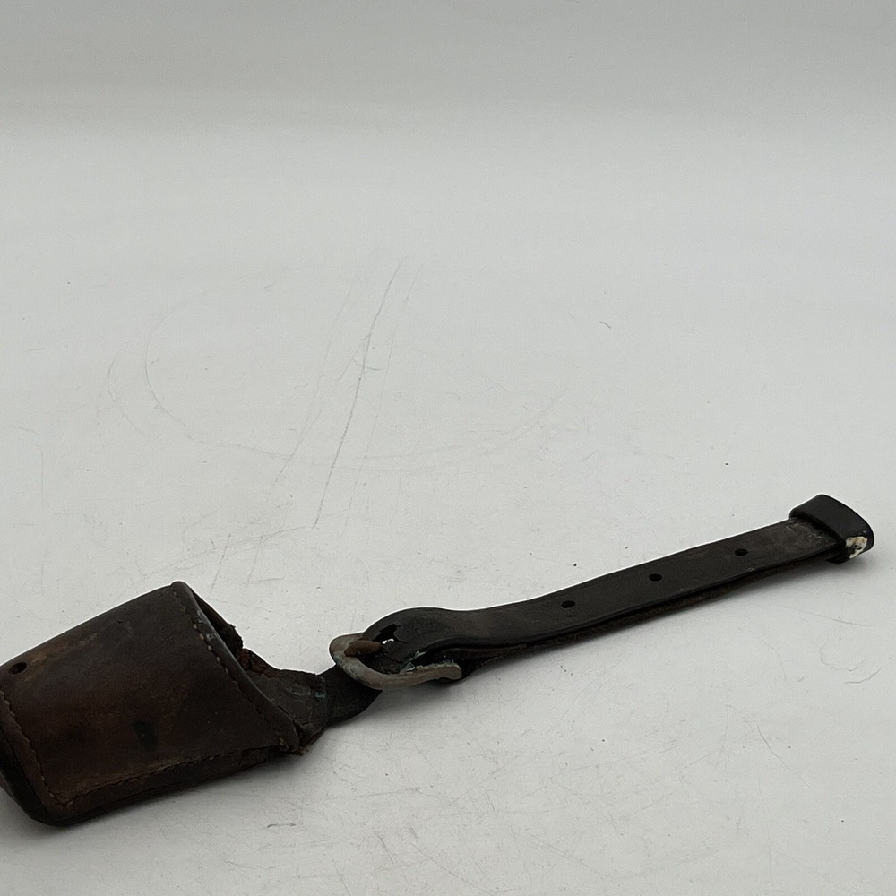 Antique Vintage 20th Tool Belt Accessory Leather Tip Cover Lineman Tools?