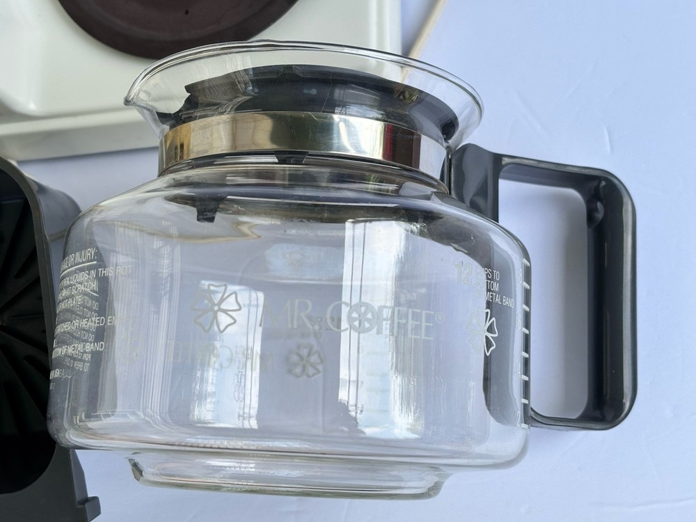 Model SRX-20 Mr Coffee 12 Cup Replacement Decanter Carafe & Square Filter