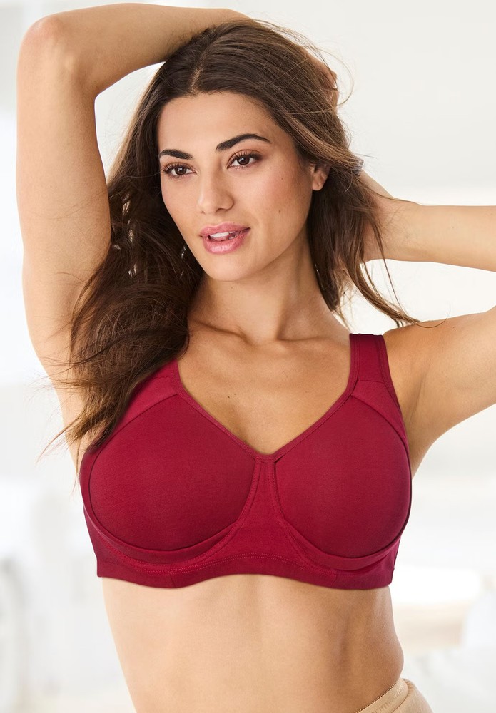 Comfort Choice Women's Plus Size Out Wire Bra
