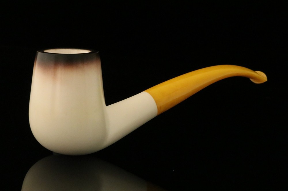 srv - Lee Van Cleef Block Meerschaum Pipe with fitted case M3688