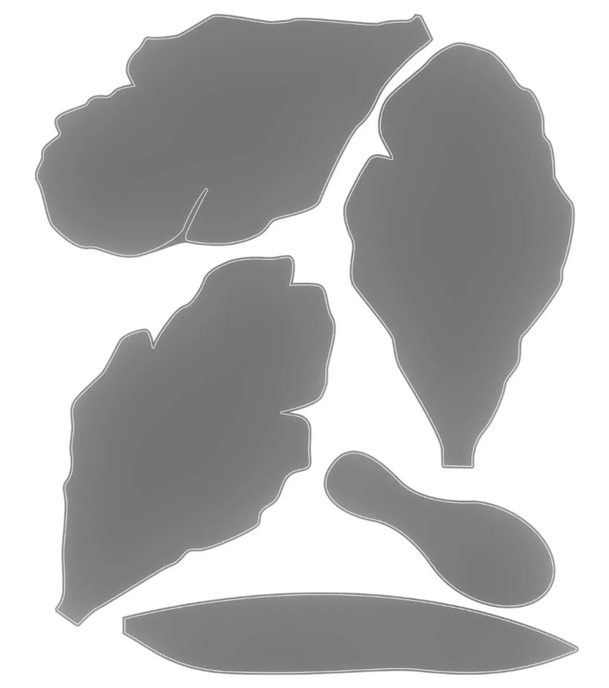 Sizzix Thinlits Fringed Tulip Floral Cutting Dies Spring Easter 664922 NEW