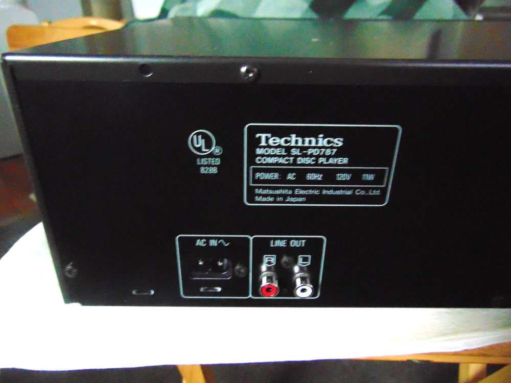 TECHNICS 5-DISC COMPACT DISC CHANGER PLAYER MODEL SL-PD787 TESTED VGC