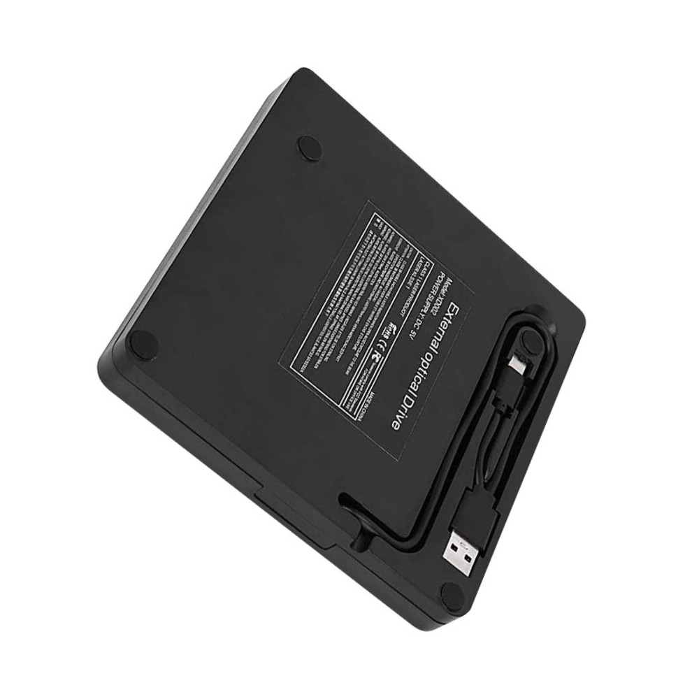 5Gbps DVD Drive USB-C&USB-A Dual Interface Drive DVD/CD/VCD Wide Compatibility