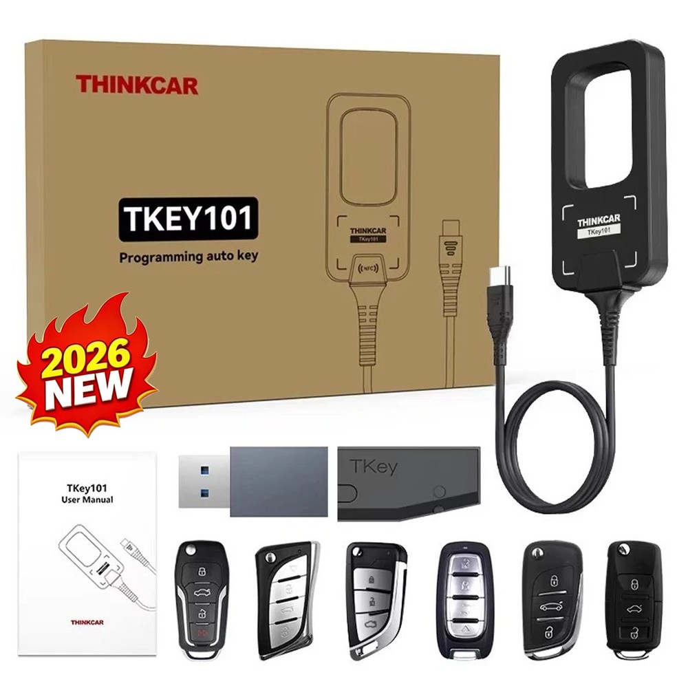 THINKCAR TKEY101 kёy Coding IMMO Remote Control Chip Read &Write For 689BT 892BT
