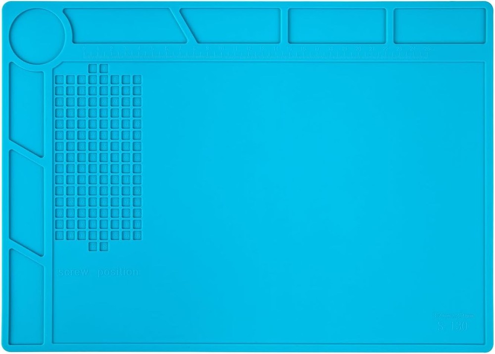 Magnetic silicone soldering mat heat insulation workbench pad