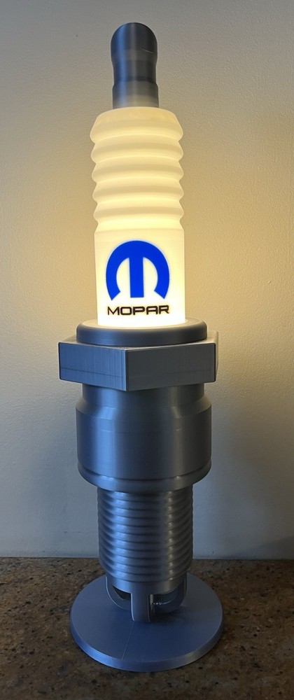 Mobar Branded Spark Plug Model Lamp