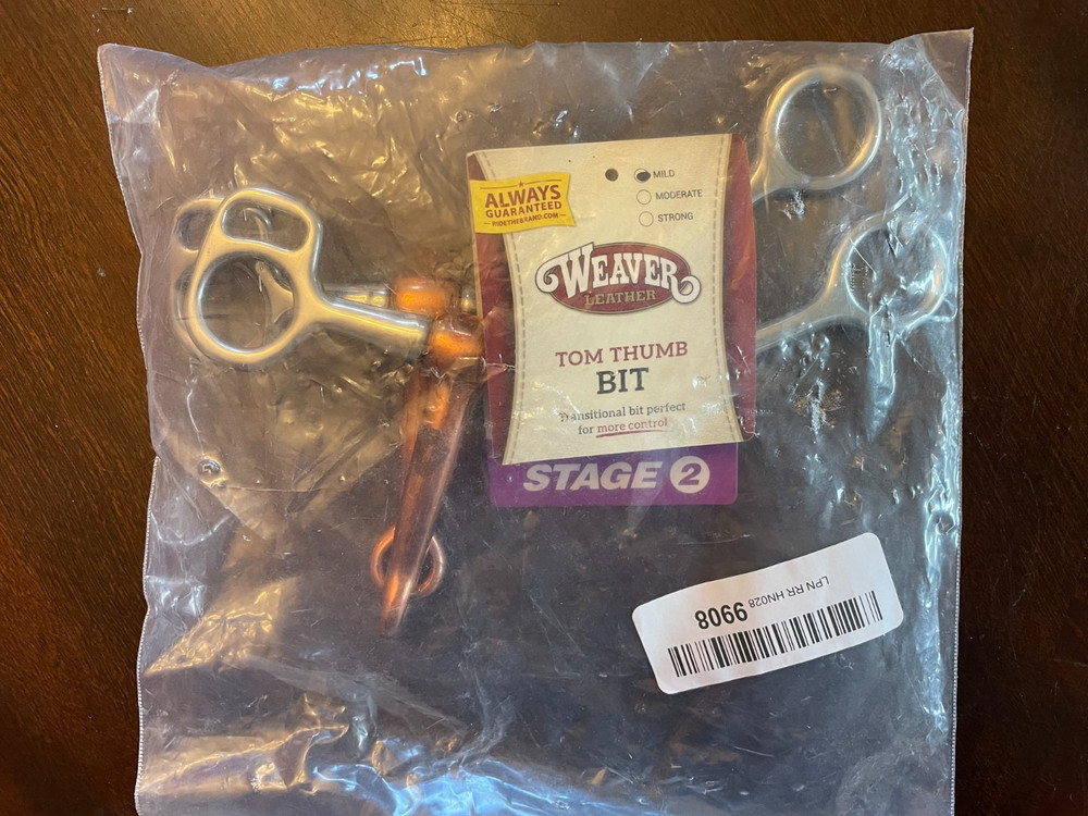 Copper Mouth Tom Thumb 5" Snaffle Bit for Training Stage 2