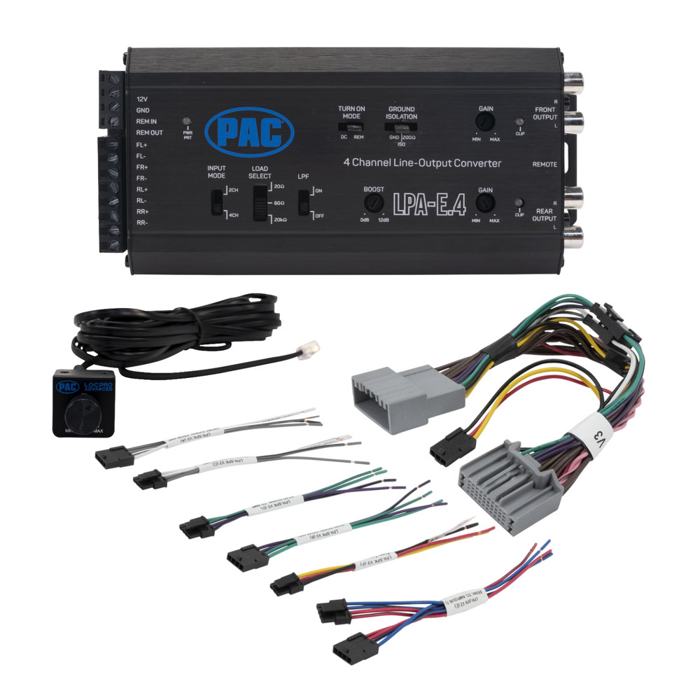 PAC Amplifier Integration Solution for Select 2016-2023 Honda LPHHD04+LPA-E.4