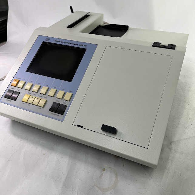 InterAcoustic Hearing Aid Analyzer MS25 LCDburned SoundtestGood UnablePrinter