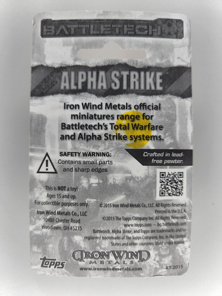 Battletech Miniatures - Goliath C - 20-5196 - Iron Wind Metals
