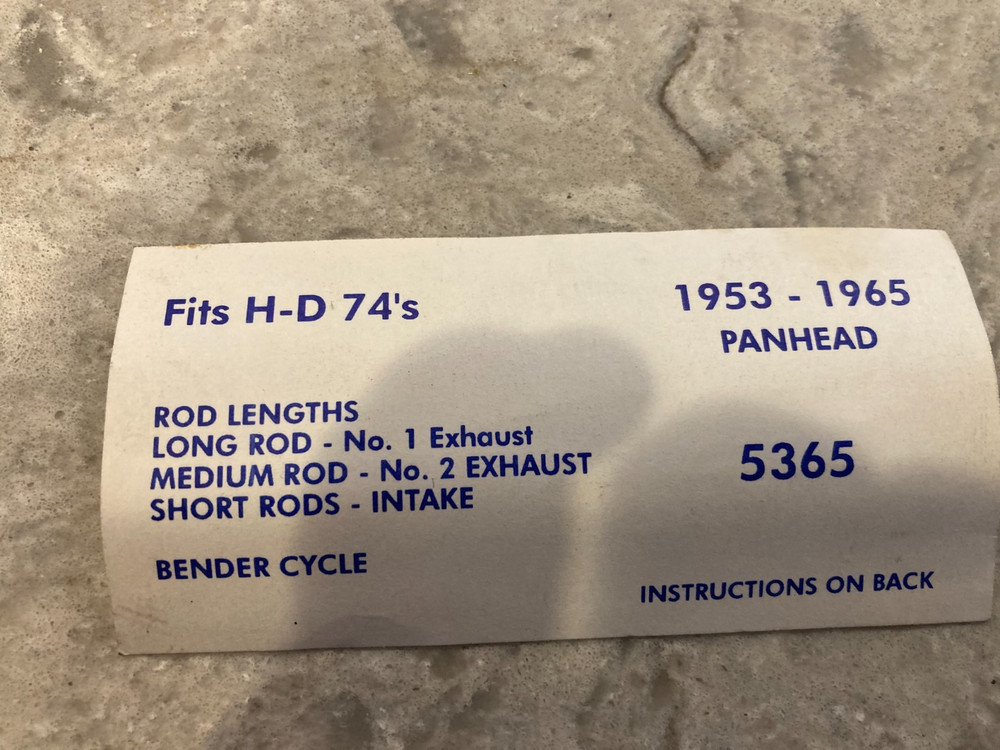 bender cycle pushrod kit