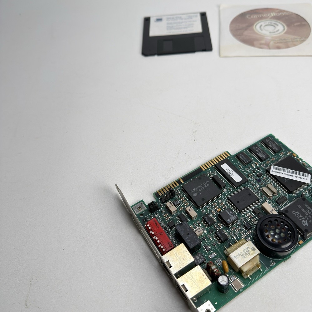 US Robotics Courier Vintage Modem Card 1995 With Driver And Install Software