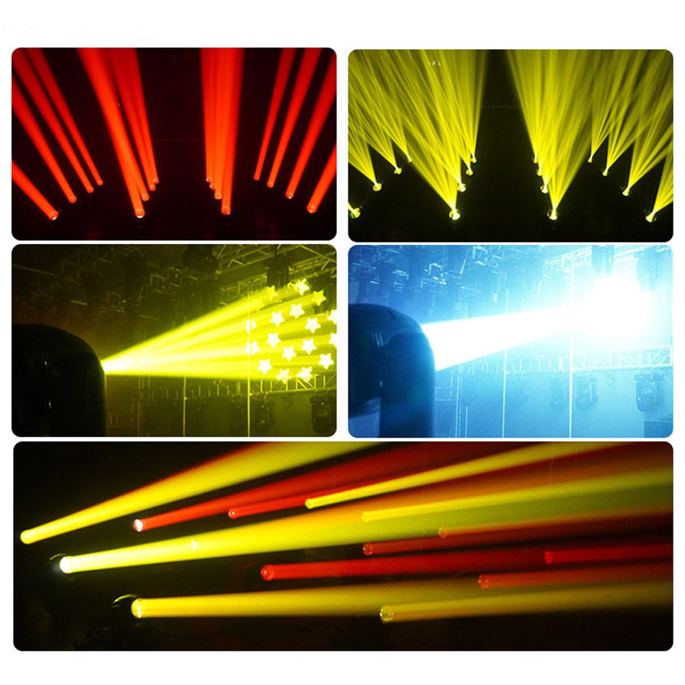 4pcs 200W LED Moving Head Beam Light DMX512 DJ Disco Stage Effect Lighting