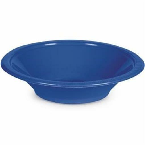 Cobalt Blue 12 oz Plastic Bowls 20 Pack Blue Tableware Decorations Supplies