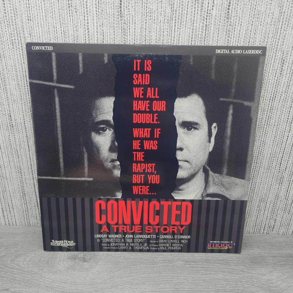 Convicted (1986) Laserdisc John Larroquette