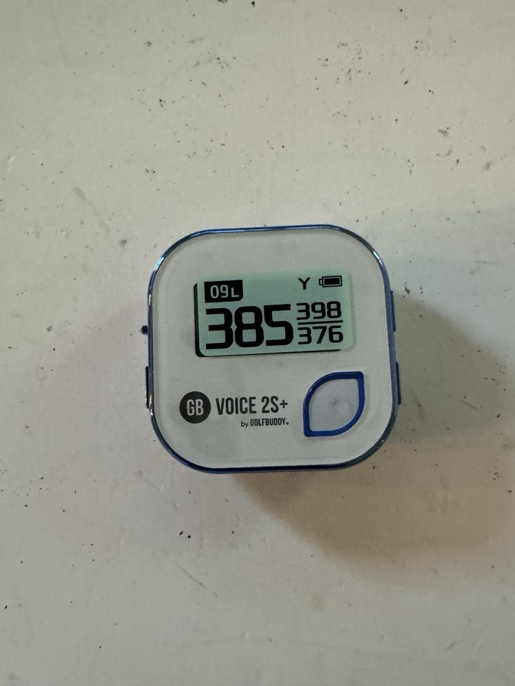 GolfBuddy Voice 2S+ GPS Rangefinder Automatic Course Recognition Blue