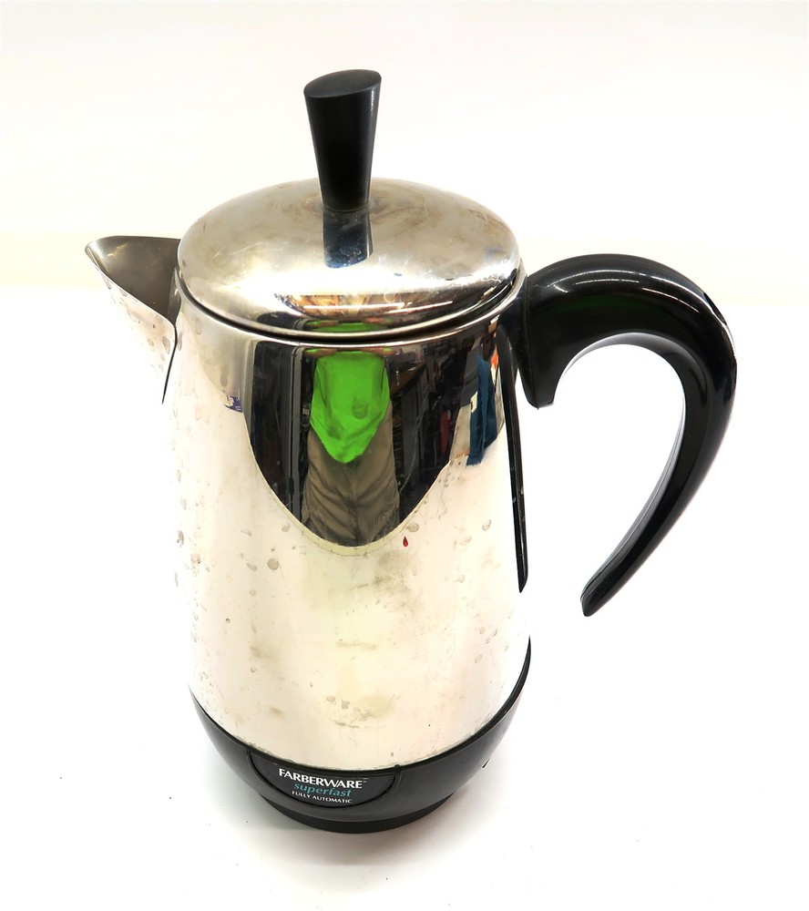 FARBERWARE SUPERFAST 8 Cup Coffee Percolator Automatic Coffee Maker FCP 280 NICE