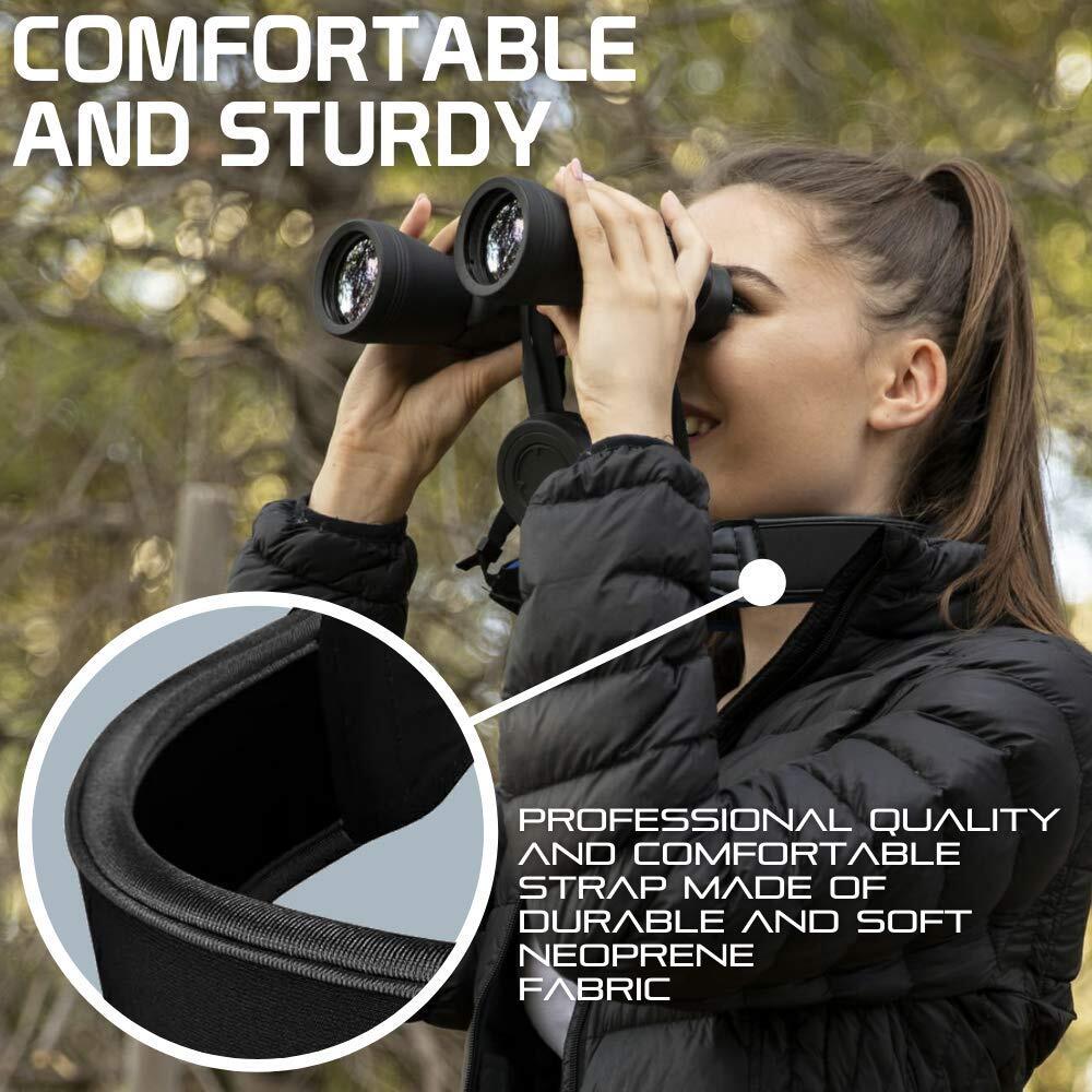 Neoprene Neck Shoulder Strap for Cameras and Binoculars - Comfortable Adjusta...