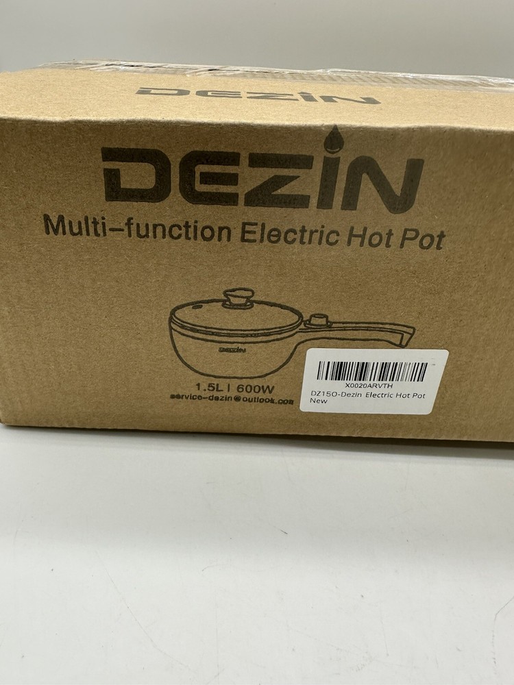 Dezin DZ150 600W 1.5 L Multi-function Hot Pot  open box never used