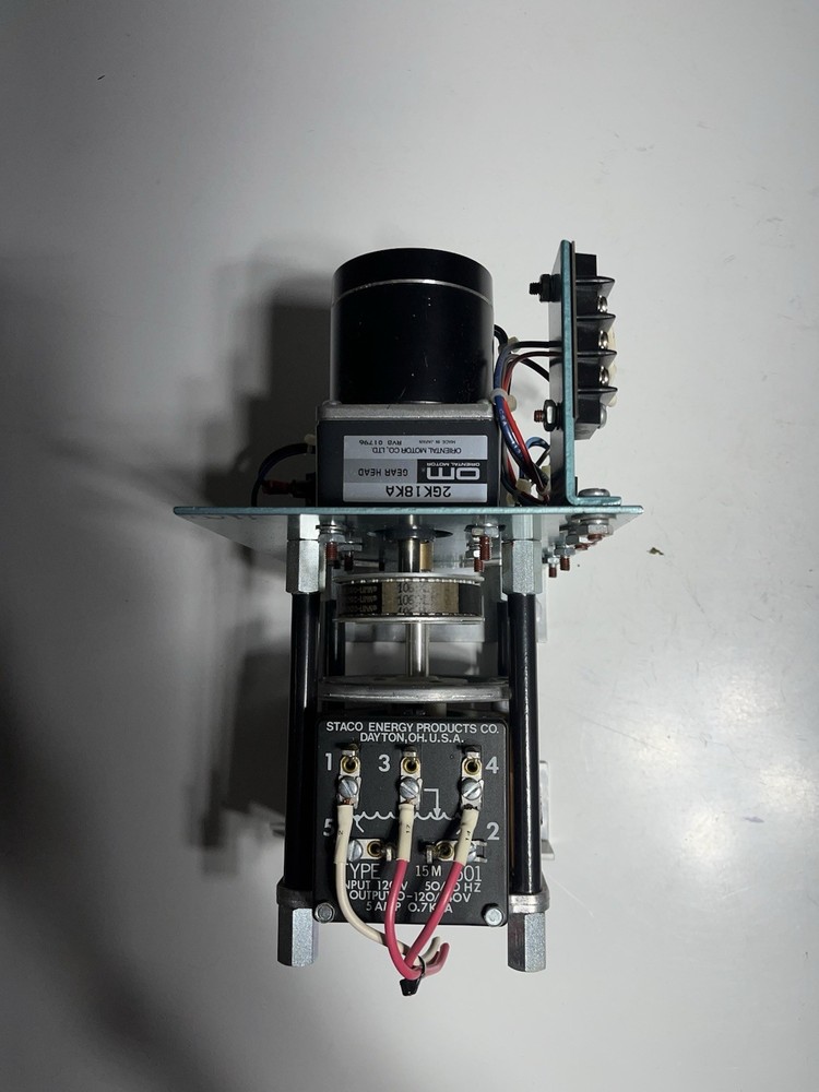 Staco industrial variable motorized transformer model 15M 501