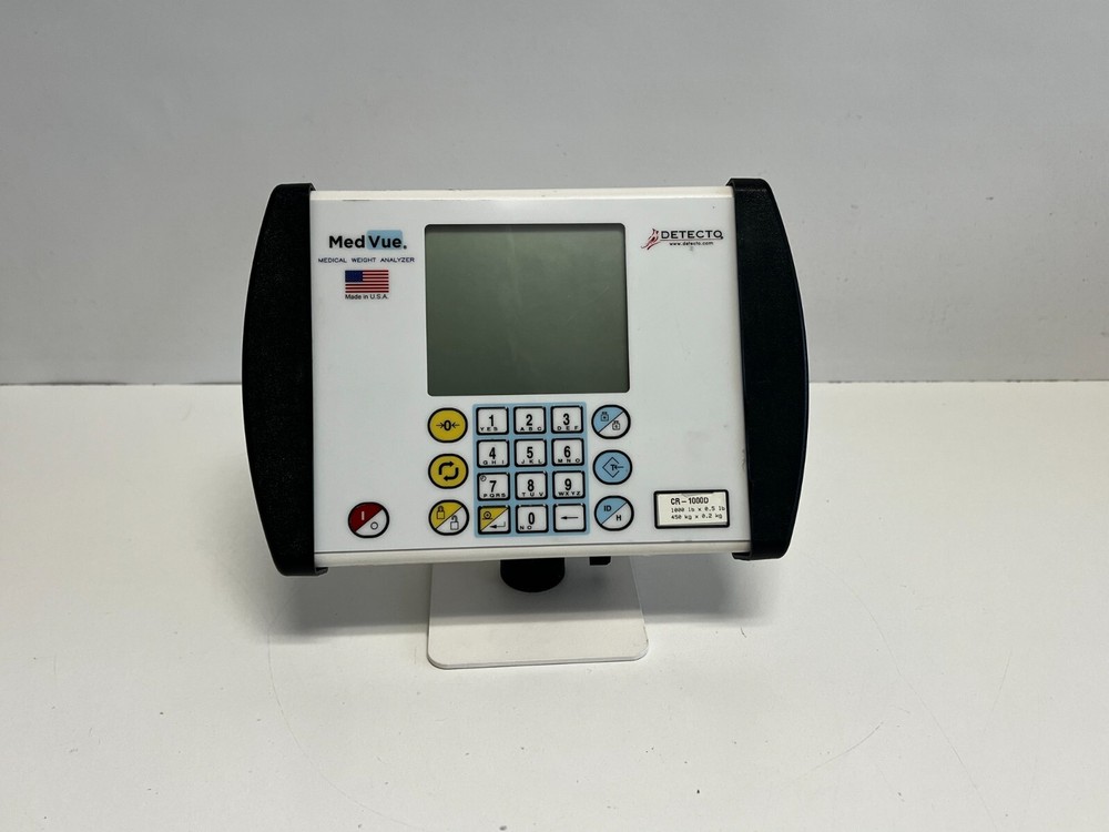 Shelf 18: Detecto MedVue Digital Weight Analyzer Head CR-1000D - Untested