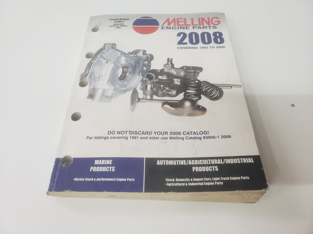 Melling Engine Parts Catalog 1992 to 2008