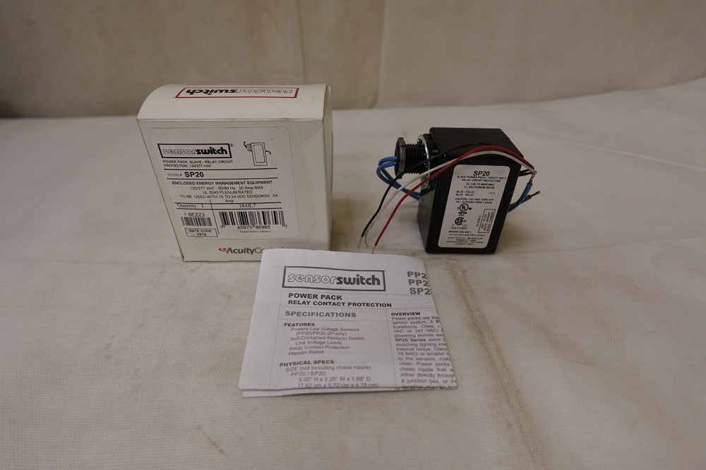 ACUITY - SENSOR SWITCH SP20 Power Pack, For Occupancy Sensor 6EZZ3