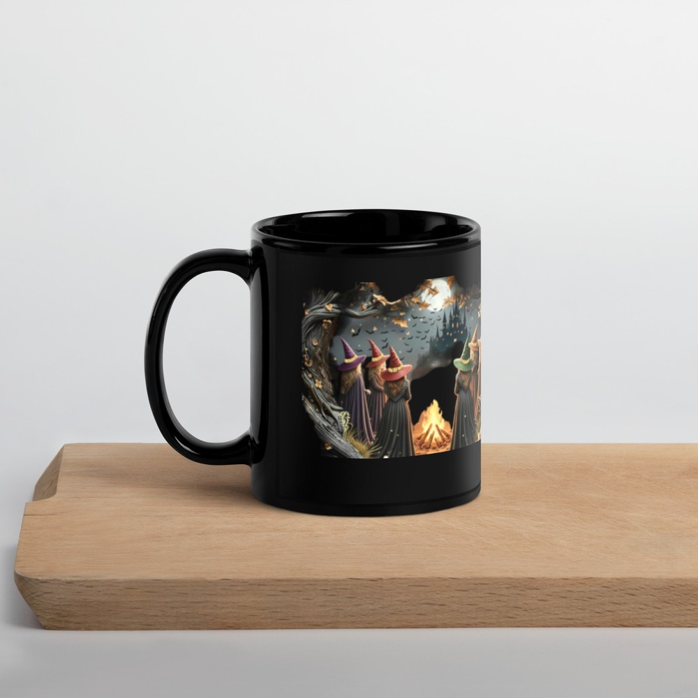 Halloween Coffee Mug Witches Gather At Night