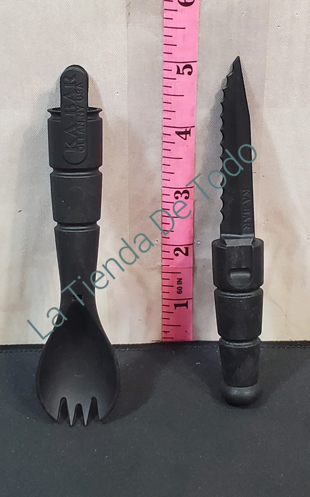HD 3 IN 1 CAMPING TOOLS KITCHEN UTENSILS TACTICAL SPOON FORK SPORK KNIFE READ