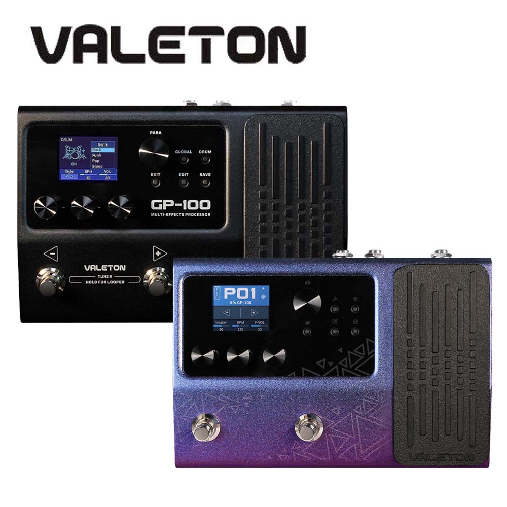 Valeton Guitar Effects Processor 140 Built in Multi Effects  Looper IR Cabinets