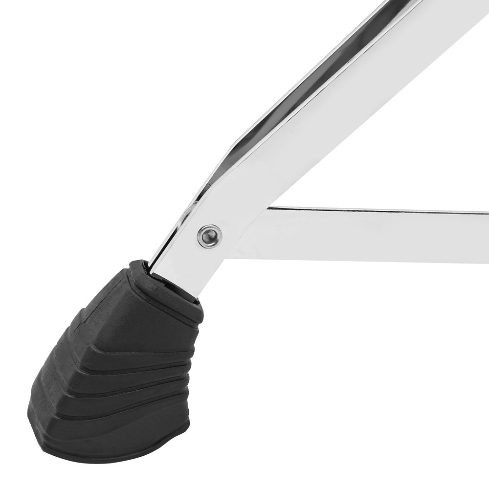 Adjustable Black Drum Stool with Thick Padded Seat for Comfort