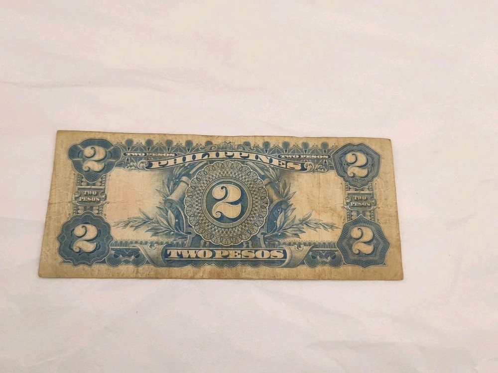 1936 Philippines Red Seal Two Pesos Note