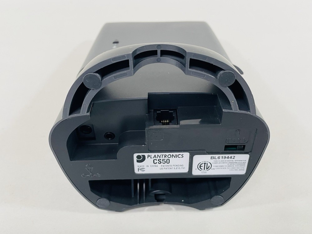 PLANTRONICS CS50 WIRELESS HEADSET BASE WITH POWER SUPPLY