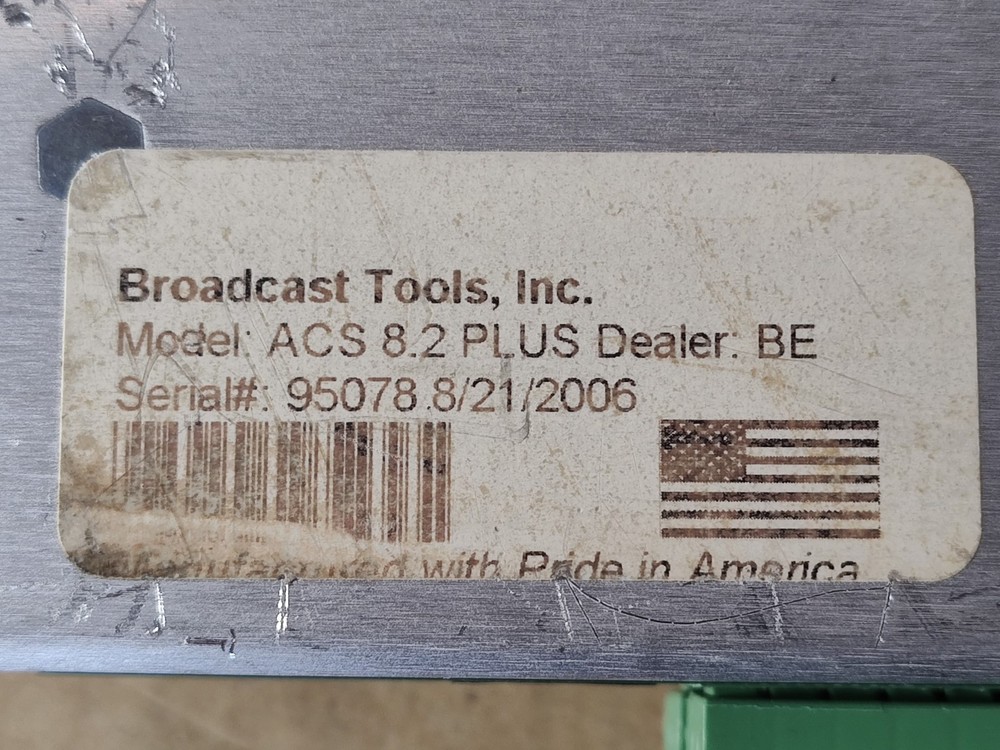 Broadcast Tools SS8.2 Dual Stereo Audio Switcher