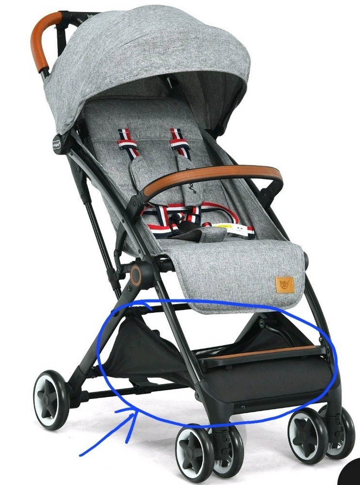 Babyjoy Lightweight Stroller Storage Basket Replacement Black