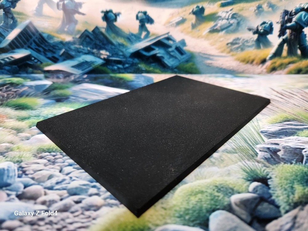 1 x 150 x 100mm Rectangle Plain Blank Base 28mm Scale War Gaming Terrain