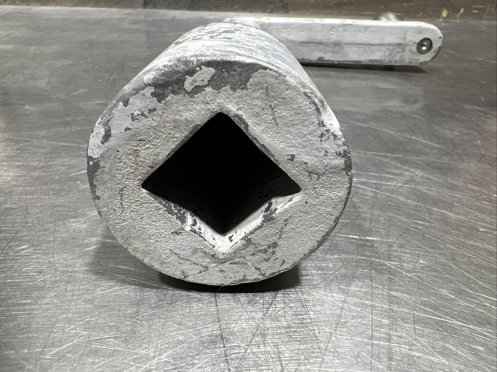 Vintage cast iron milling machine handle