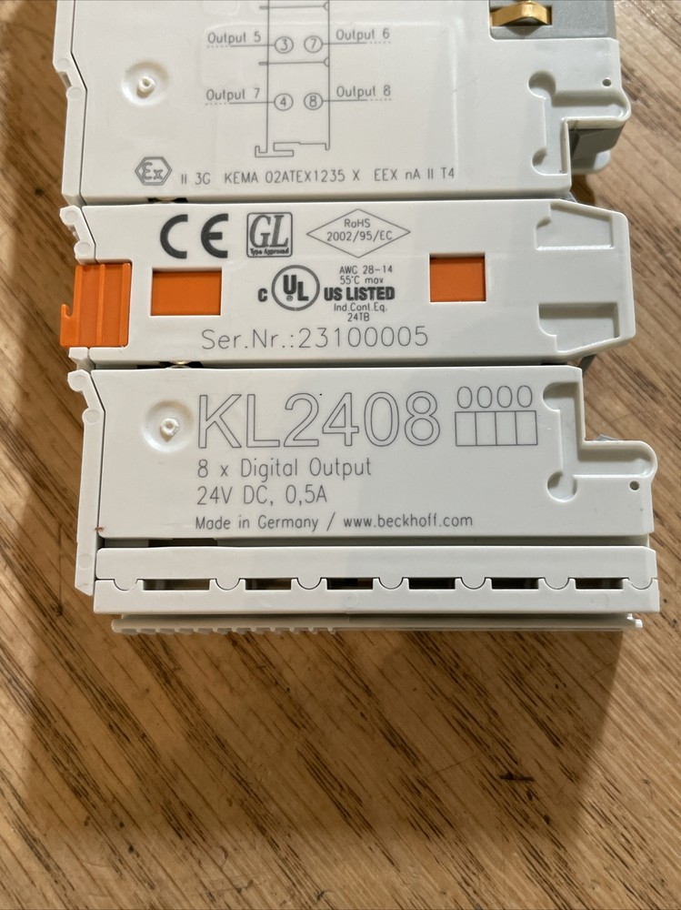 BECKHOFF KL2408 8-channel Digital Output Terminal 24V