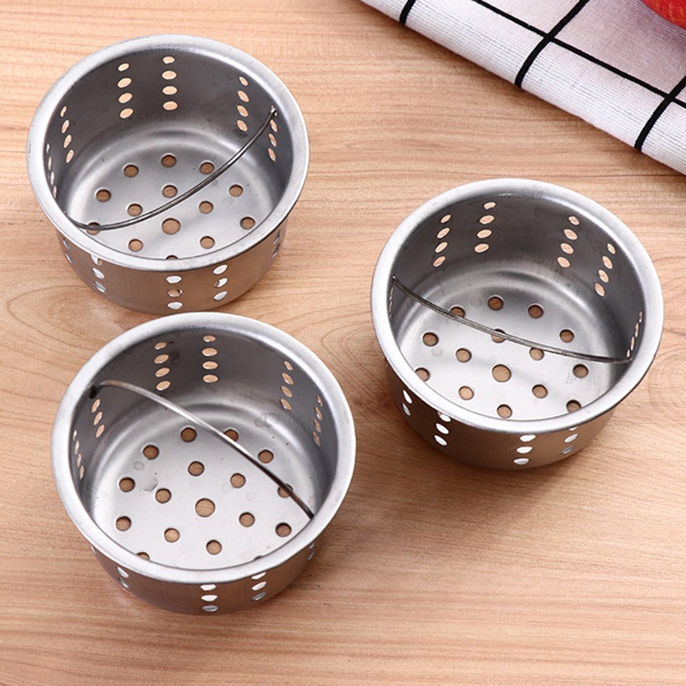 5 Pcs Kitchen Drain Strainer Sink Mesh Net Basin Filter Basket for