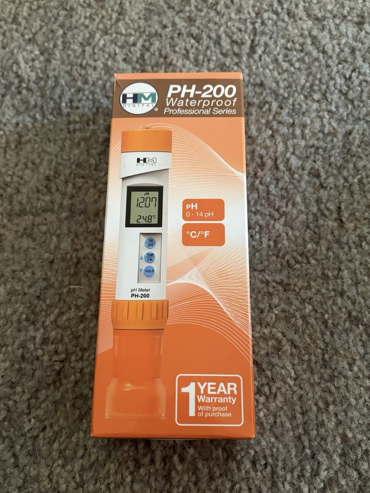 HM Digital Waterproof pH Meter, PH-200
