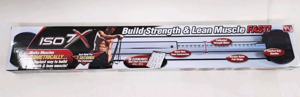 Ontel ISO 7X Isometric Workout Bar - Silver
