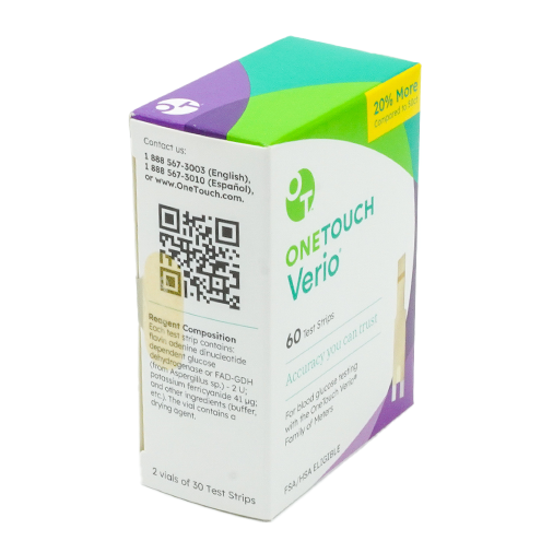 OneTouch Verio Test Strips 60 Count