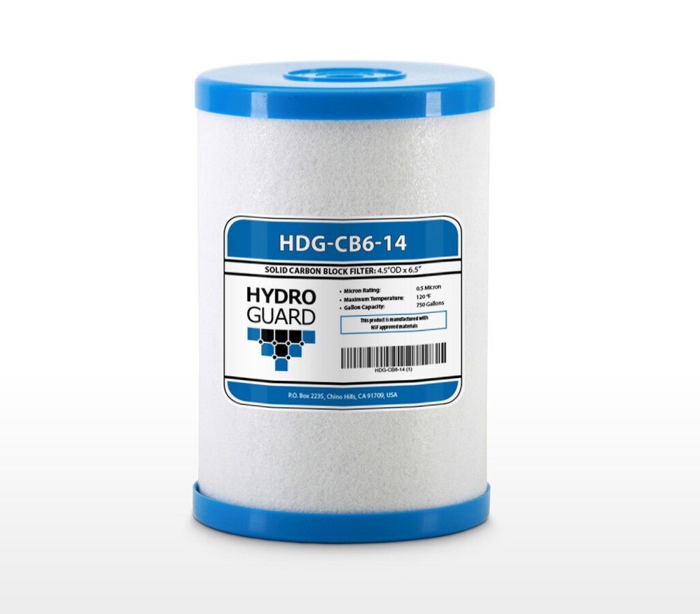 Hydro Guard HDG-CB6-14 CB6 Carbon Block Water Filter Replacement Cartridge
