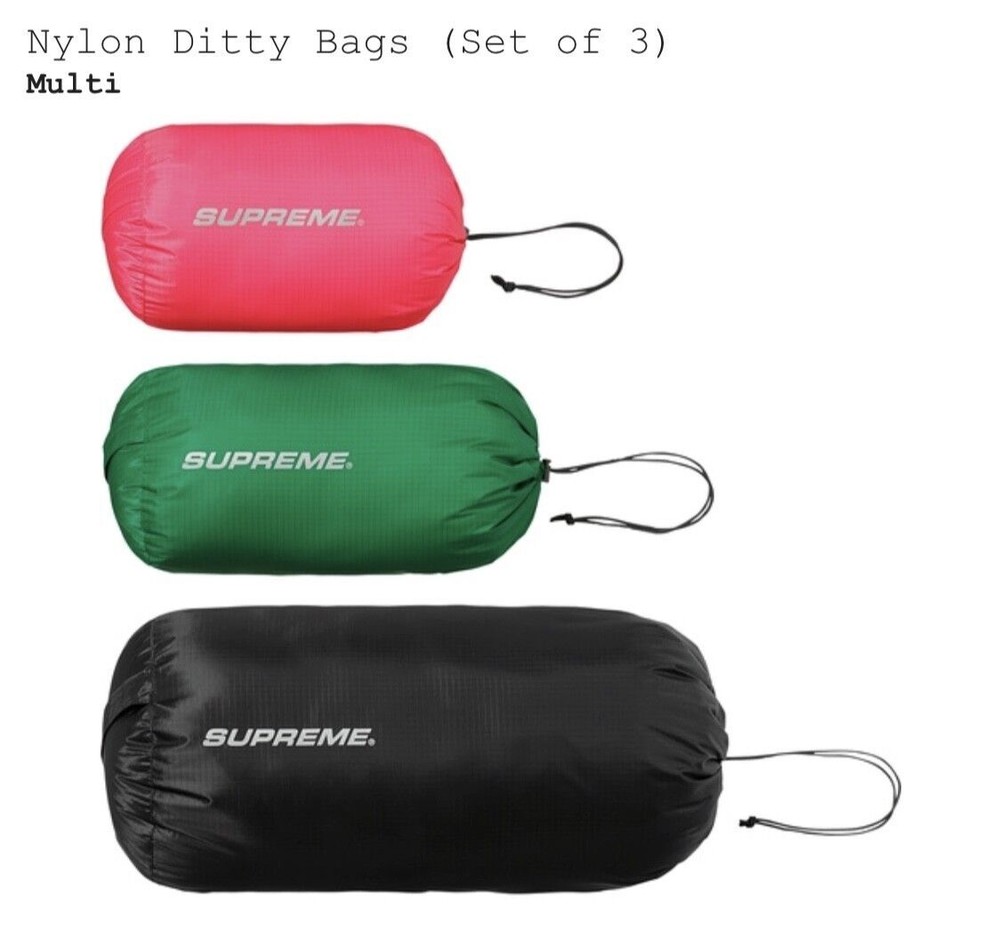 Supreme Nylon Ditty Bags FW17 Box Logo