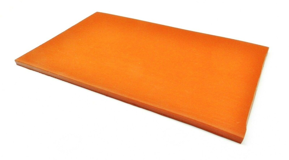 Silicone Rubber Solid Sheet 1/4'' Thick 4'' Wide x 12'' Long Hi-Temp 60 Duro