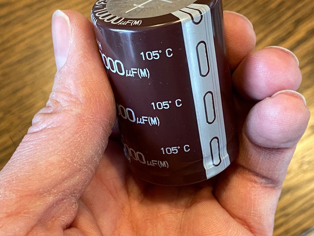 2 Replacement Main Filter Capacitors Marantz 2235B Chemi-Con 10000 uf 63v 35mm